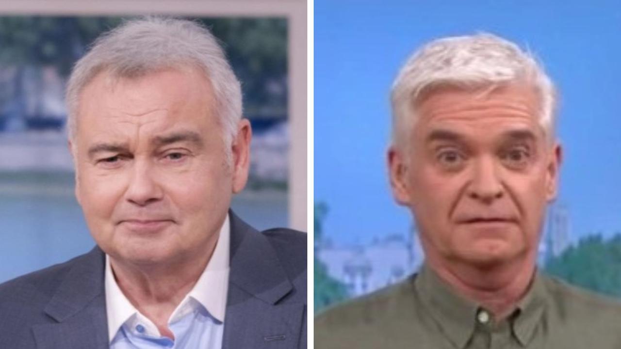 Schofield’s former colleague Eamonn Holmes (left) has turned into one of his most outspoken critics. Picture: ITV.