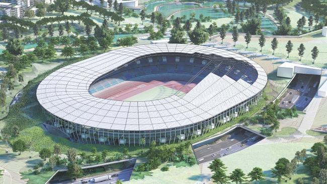 Victoria Park could be home to an Olympic stadium. Pic: ARCHIPELAGO