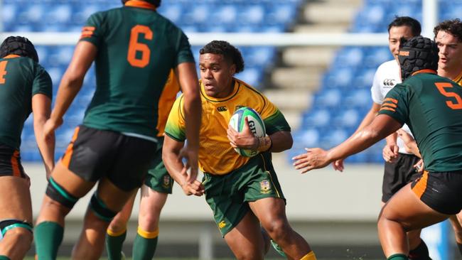 The opening match between the Australian schoolboys and Japan. Photos: Naoki Morita, AFLO Sport