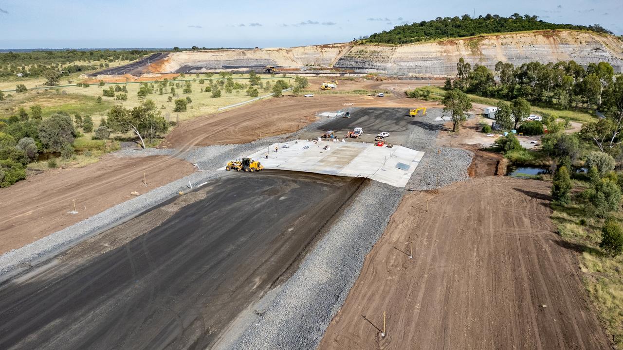 Work is complete on the $5 million Lagoon Creek Crossing at New Acland Coal.