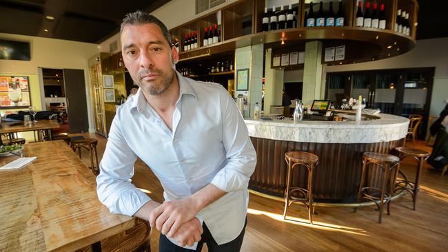 Lamaro's Hotel pub owner Paul DiMattina believes Daniel Andrews should resign. Picture Jay Town