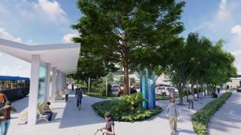 An artist's impression of part of the proposed extension of Warringah Mall at Brookvale. Picture: Supplied