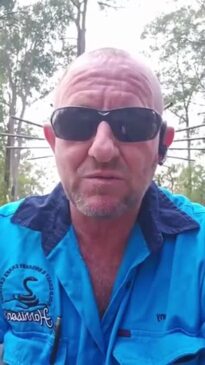 Snake catcher Tony Harrison explains what happens in mating season