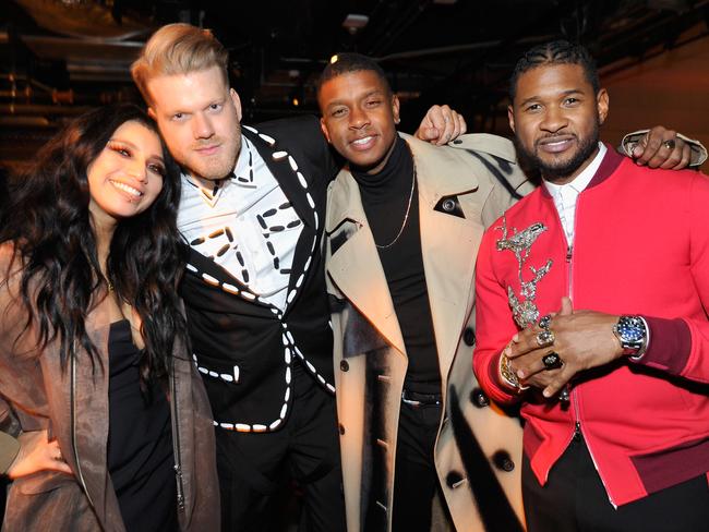 Usher partied with Pentatonix. Picture: Getty Images