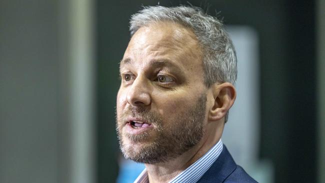 Brett Sutton flew to Canberra on Wednesday to attend the annual dinner for the National Health and Medical Research Council. Picture: David Geraghty