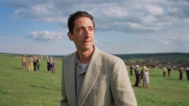 Adrien Brody as László Tóth in The Brutalist.