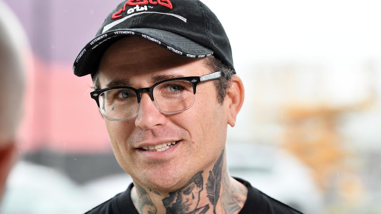 The Amity Affliction frontman Joel Birch. Picture: Patrick Woods.