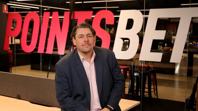 Pointsbet chief executive Sam Swanell. Picture: Stuart McEvoy