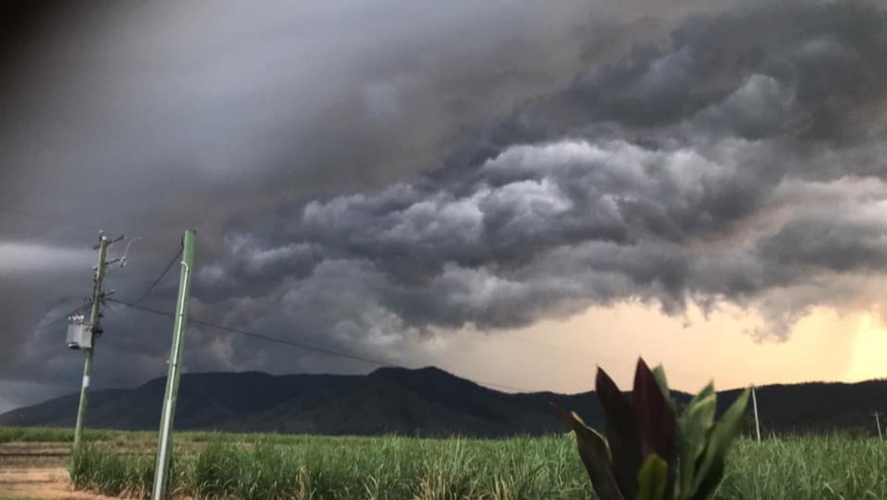 Photo of the storm as it passed through Mackay yesterday. Picture: Amber Jane Manteit