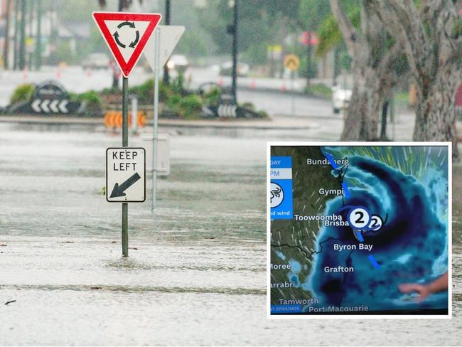 Flood-ravaged Aus town goes under again