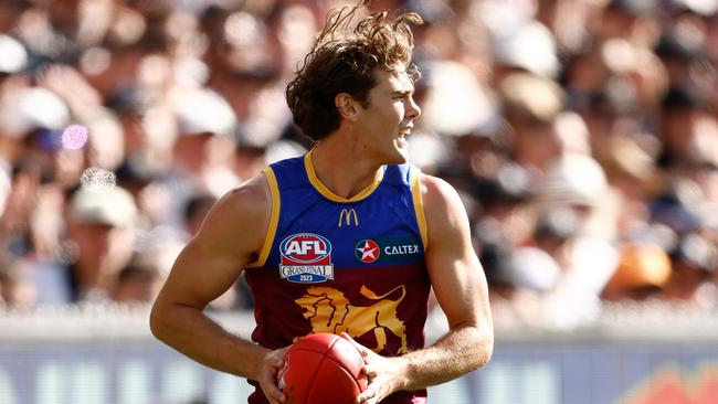 Deven Robertson in action during the grand final. Picture: Michael Willson/AFL Photos via Getty Images