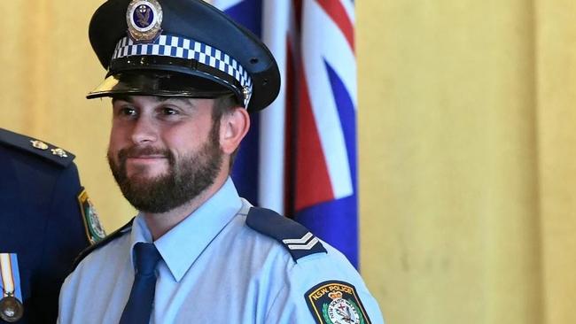 Former senior constable Troy Cridland will face a Lismore District Court trial. Picture: Marc Stapelberg