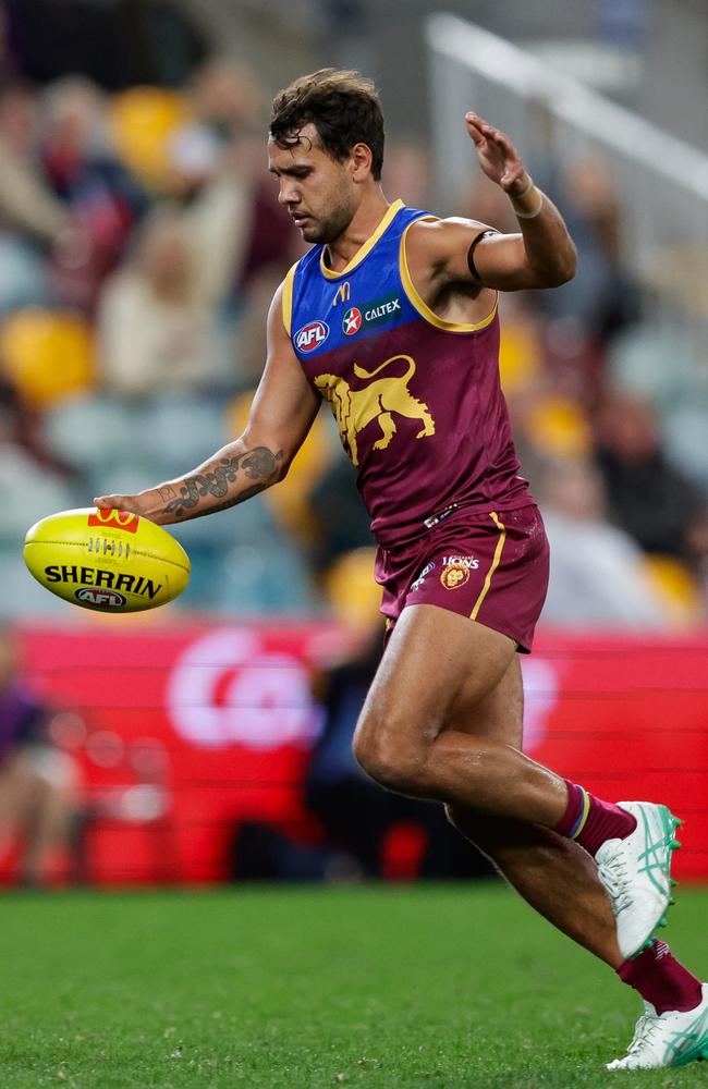 Callum Ah Chee of the Lions. (Photo by Russell Freeman/AFL Photos via Getty Images)