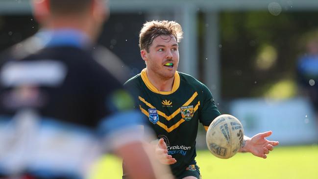 Todd Lewis in action for Wyong. Photo: Paul Barkley/LookPro