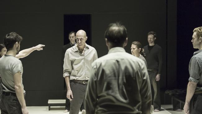 Theatrical ... Mark Strong in a scene from National Theatre Live production of A View From the Bridge.