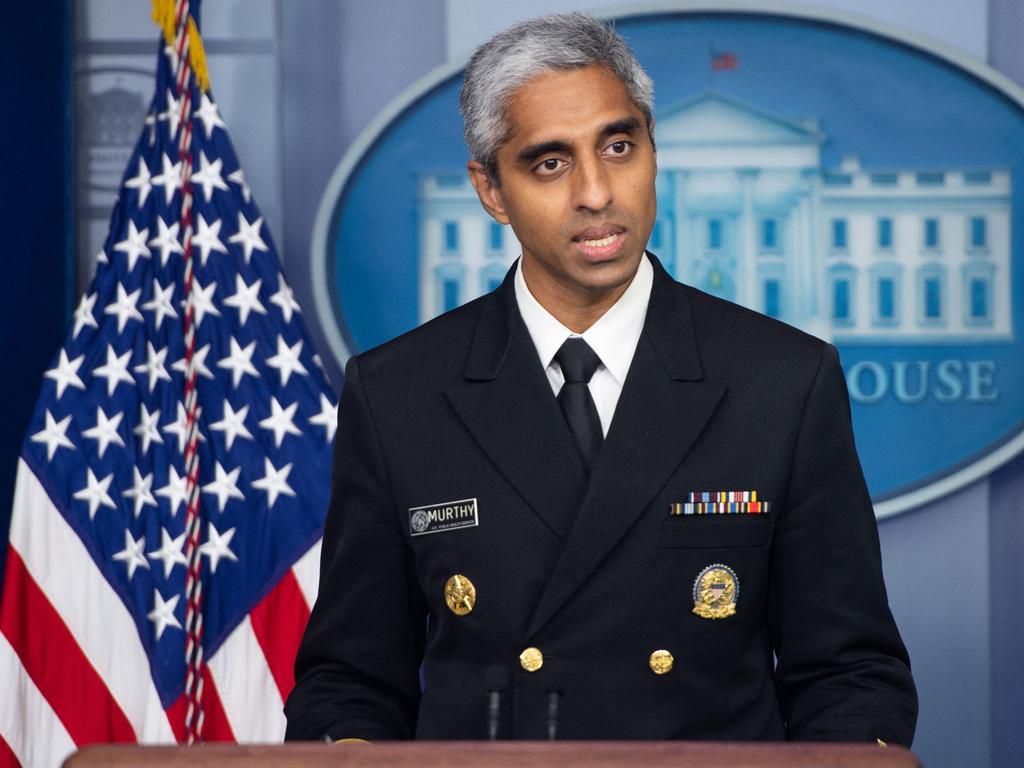 US Surgeon General Vivek Murthy is leading the calls. Picture: AFP