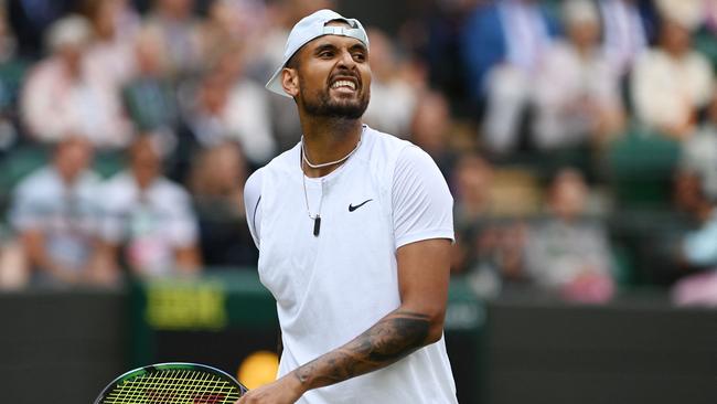 Australia's Nick Kyrgios claimed Tsitsipas is ‘soft’ and not a true competitor. Picture: Getty