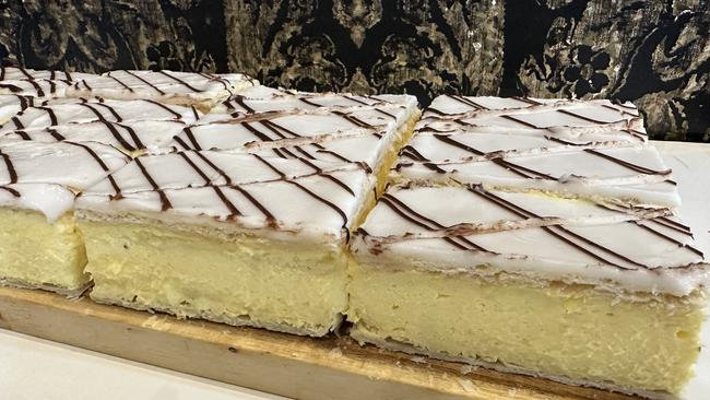 Otto’s Bakery’s vanilla slice.