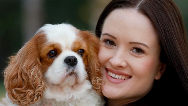 Emily with her pup Nellie.