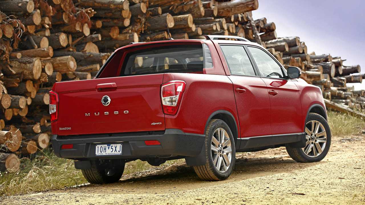 The SsangYong Musso starts from $30,490 drive-away for the EX with a manual transmission, while the range-topper Ultimate is $39,990 drive-away. Picture: SsangYong