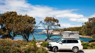 The Bay of Fires is a bay on the northeastern coast of Tasmania, extending from Binalong Bay to Eddystone Point