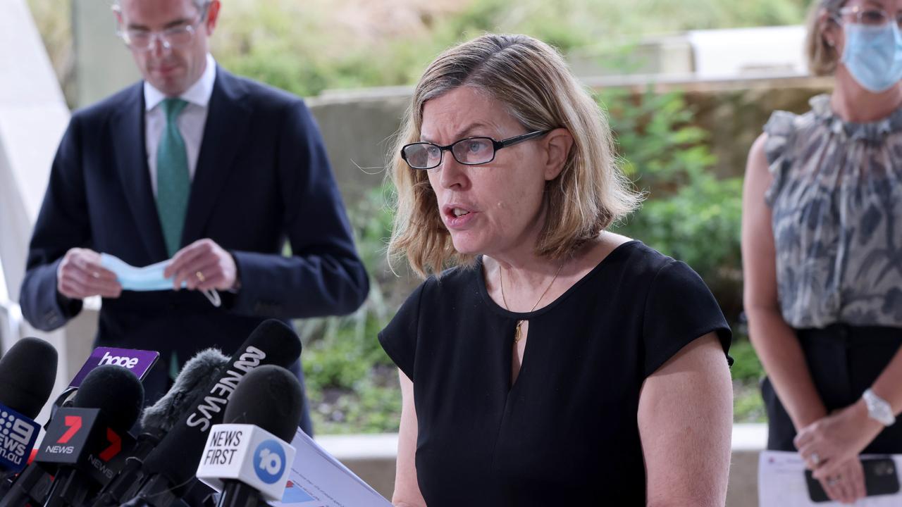 NSW chief health officer Kerry Chant said about 50 per cent of the state were predicted to get infected. Picture: NCA NewsWire / Damian Shaw