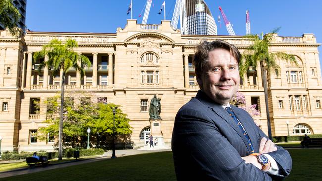 Star Entertainment Group CEO Matt Bekier at the Treasury Casino, Brisbane. Picture: Richard Walker