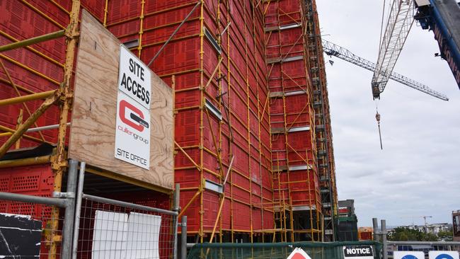 Cullen Group’s Boheme apartments at Robina. The builder was one of 1400 to enter administration over the past five years. Picture: Steve Holland