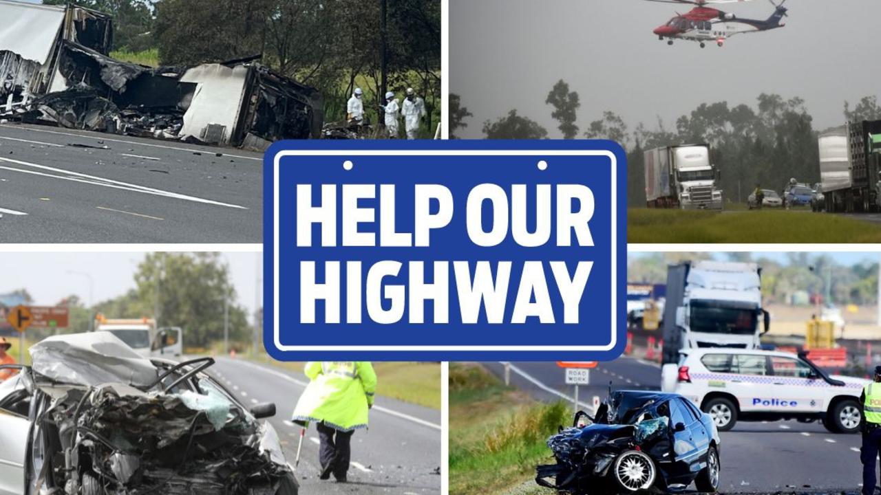 Bruce HIghway crash art