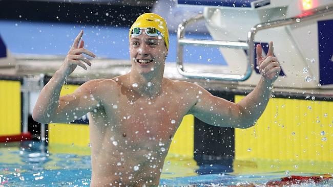 Swimmer Daniel Tranter in training with Michael Phelps | The Australian