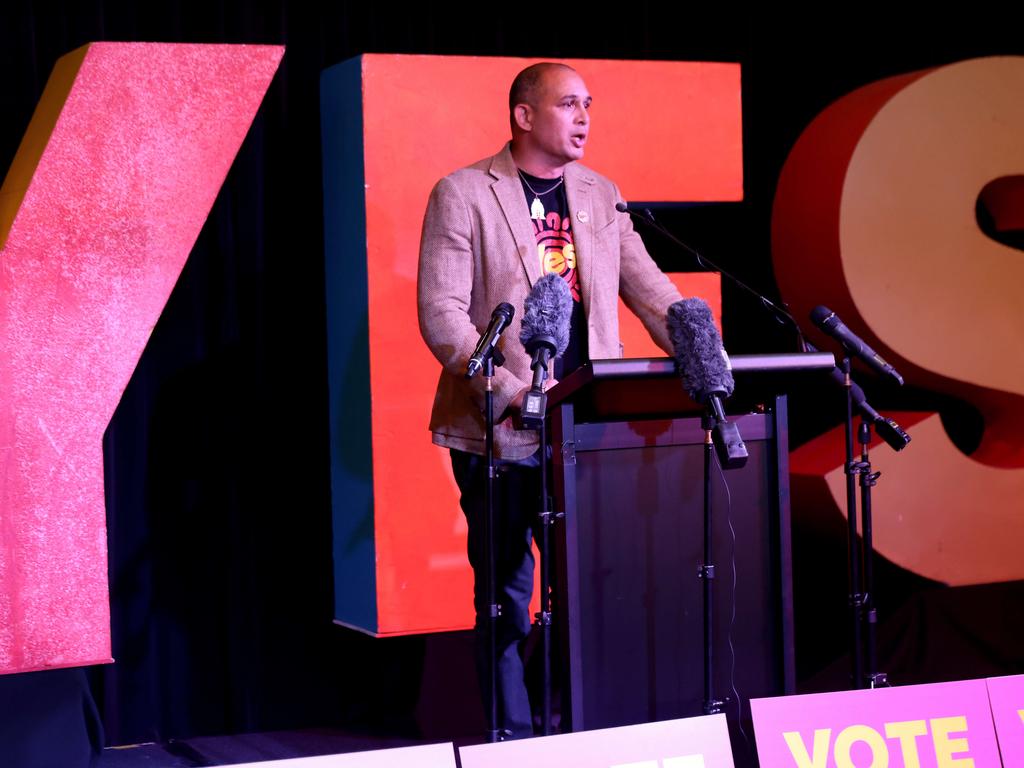 Yes campaigner Thomas Mayo. Questions remain about how the government will work with the indigenous community after the failure of the Voice referendum. Picture: Damian Shaw