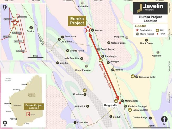 The Eureka project. Pic: Javelin Minerals