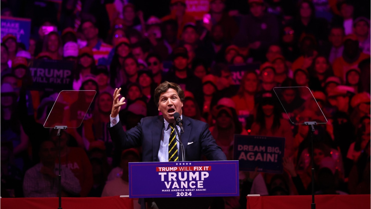 IN FULL: Tucker Carlson delivers remarks at Trump MSG rally