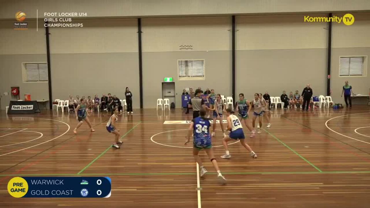 Replay: Warwick Senators v Gold Coast Rollers (Girls Shield quarter) - 2024 Basketball Australia U14 Club Championships Day 4