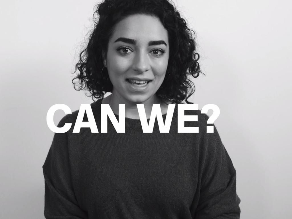 The ad encourages young people not to be embarrassed about asking for consent.