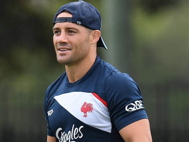 Cooper Cronk during a training session.