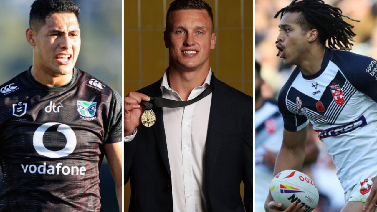 Roger Tuivasa-Sheck, Jack Wighton and Dom Young. Getty
