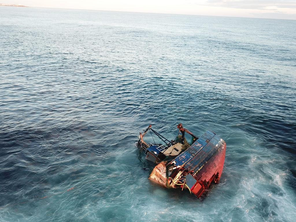 The vessel ran into trouble in a notorious ‘black spot’. Picture: Aberdeenshire Aerial Photography