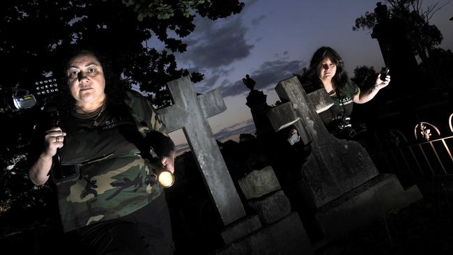 Jeanette Kamper and Jen Van Genderen from Sydney Investigation Ghost Tours have visited Campbelltown’s cemetery in the past.