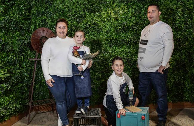 The Mamone family — Teresa, Nicholas, Joshua, and Kevin — has thanked their family members time and dedication to bringing the store back to life. Picture: Carmela Roche