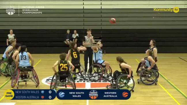 Replay: NSW v WA (JWC) - Basketball Australia Under-18 National Championships and Junior Wheelchair Championships Day 4