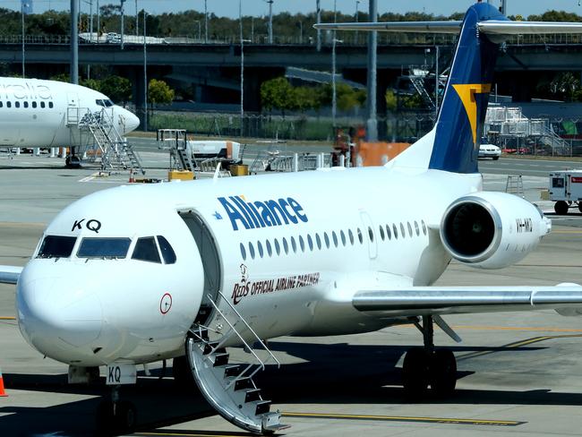 General pictures at Brisbane Domestic airport - Alliance airplane on the tarmac Wednesday 27th September 2023 Picture David Clark