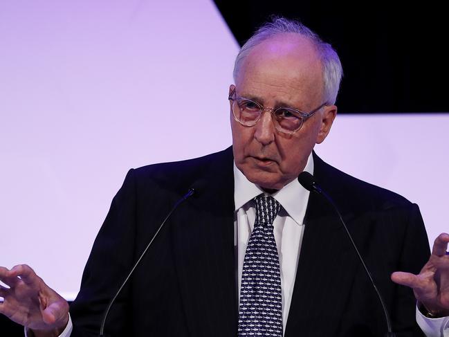 Former Prime Minister Paul Keating speaking at The AustralianÕs Strategic Forum: How should we manage our relationship with China? in Sydney on Monday 18th November 2019. Picture: Nikki Short