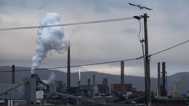 The NSW Independent Planning Commission’s recommendation against South32’s Dendrobium underground mine extension has big implications for BlueScope’s Port Kembla steelworks. Picture: Brook Mitchell/Getty Images