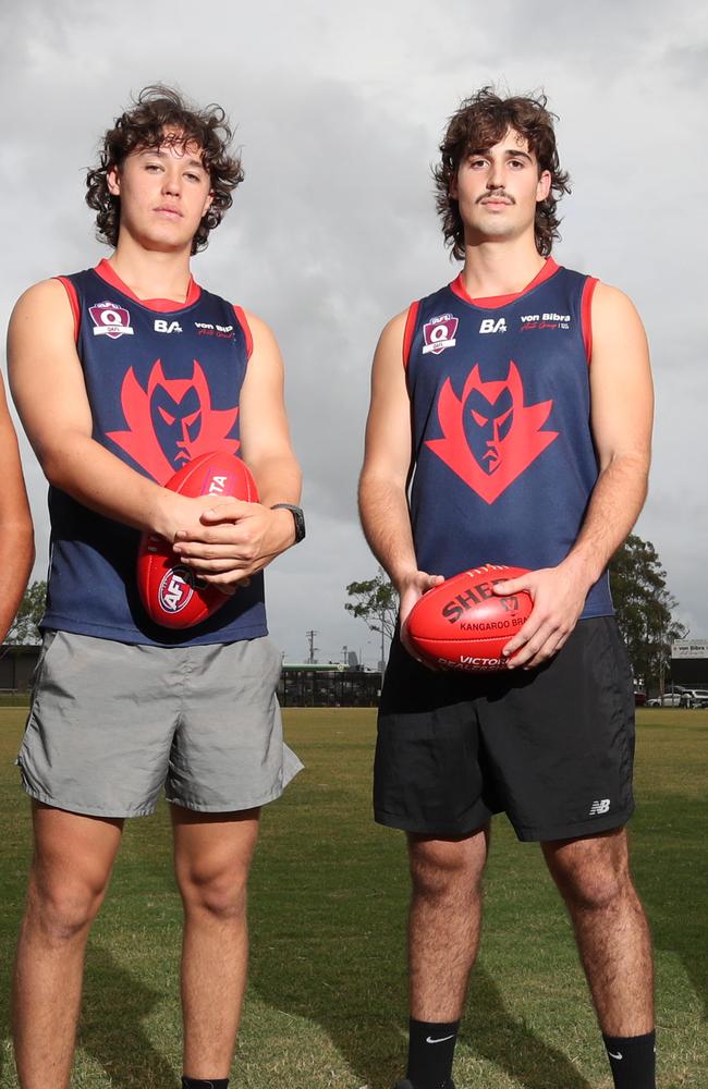 Surfers Paradise pair James Carrigan and Lachlan Douherty. Picture Glenn Hampson