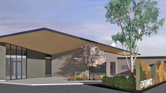 An artist's impression of the planned upgrade to Murray Bridge Hospital.