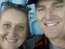 Amanda Kilmister and husband Paul. Picture: Supplied