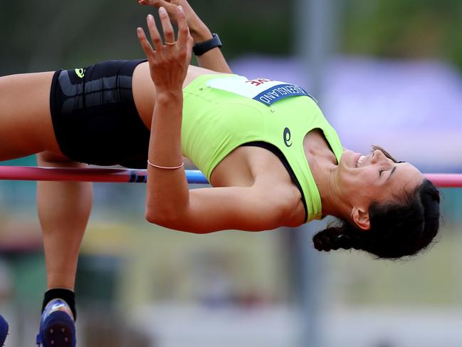 Glynis Nunn-trained Hannah Joye from Ignition Athletics. Picture: AAP/David Clark