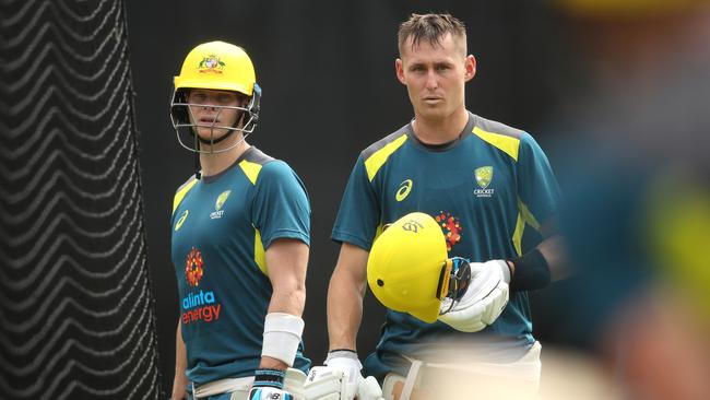 Selectors have made the call that Steve Smith and Marnus Labuschagne cannot feature in the same ODI team. Picture. Phil Hillyard