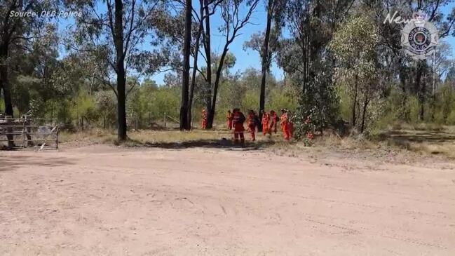 Emergency services prepare to search Wieambilla property